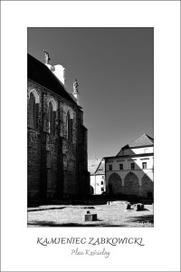 KAMIENIEC ZĄBKOWICKI - PLAC KOŚCIELNY (pocztówka)